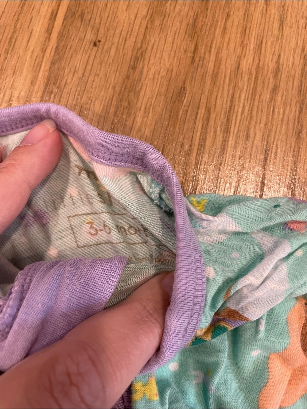 Little Sleepies One-Piece Zip Up Footed Pajamas - Picture 3 of 4